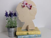 Image 1 of Baby Girl Headband 2 pack Strawberry and Red Gingham