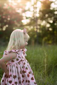 Image 4 of Baby Girl Dress Set in Pink with Strawberry Print- Berry Sweet