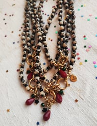 Image 1 of PREORDINE - La Collana in Diaspro Dalmata 🪨✨