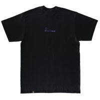 Image 2 of 'Lazy Bird' black tee