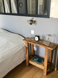 Image 6 of Petit établi ancien en bois 