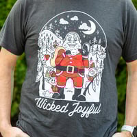 Creepy Santa with Tender Elves T-Shirt