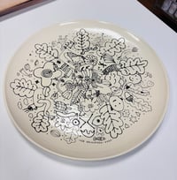 Image 2 of Plate Between oak leaves