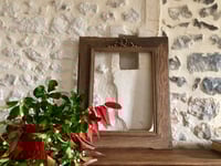 Image 3 of Grand cadre en bois ancien 1900.