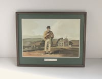 Image 3 of Framed Antique Aquatint Engraving Print 'Moor Guide' Old Spital Inn, The Pennines by George Walker