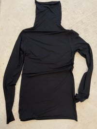 Image 2 of Essential High Neck Top long sleeves — Viscose Jersey