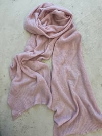Soft alpaca Scarf — pink 