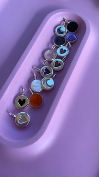 Image 1 of Médailles Amour Lune argent| Edition limitée