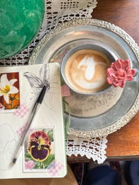 Image 3 of sky blue lotus mug