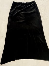 Image 1 of UMA Velvet Skirt — Black