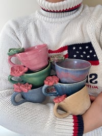 Image 4 of blueberry ripple orchid mug 