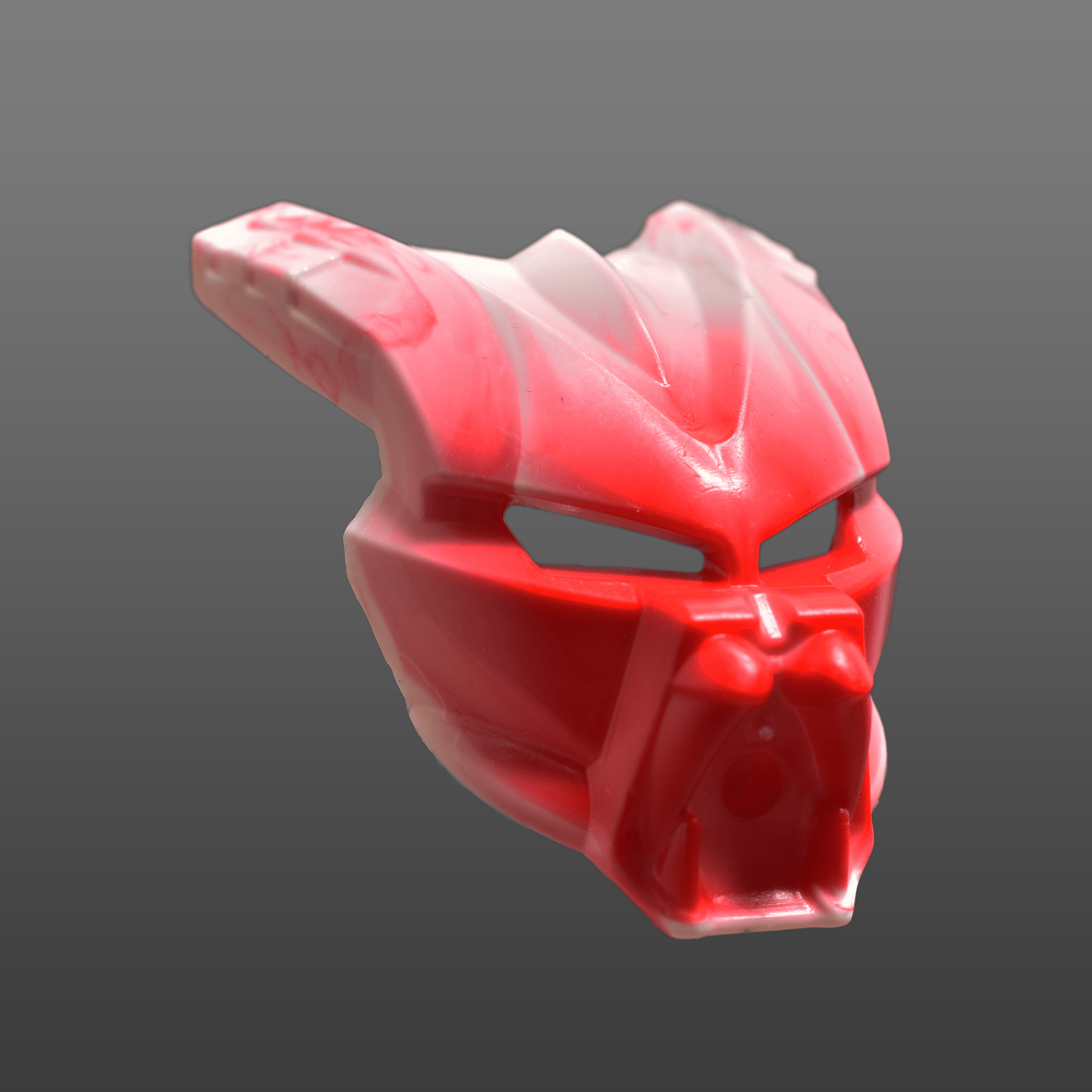 Image of Marbled Red-White Avsa Resin Replica