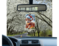 Image 1 of Cute highland cow car felt freshie