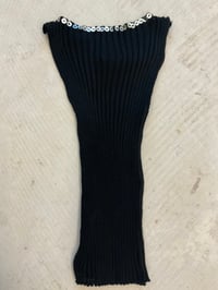 Image 1 of Merino Rib Top with Pearl Buttons 