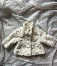 Image 1 of Gymboree Fur Button Up Coat
