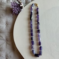 Image 1 of Collar Tubo Amatista-