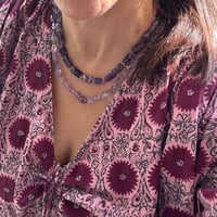 Image 3 of Collar Tubo Amatista-