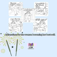 Image 2 of New Year Affirmations: A Curvy Black Girl Coloring Book 