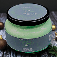 Image 7 of Winter Fir Holiday Candle | Fresh Evergreen Glow | Christmas Tree Scented Soy Wax Candle