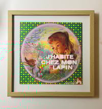 Image 1 of Cadre Martine J'HABITE CHEZ MON LAPIN