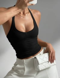 Image 14 of SKYNLYDRESS - Top côtelé polyvalent, décontracté et sexy, printemps/été