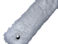 Image 3 of white fur bracelet