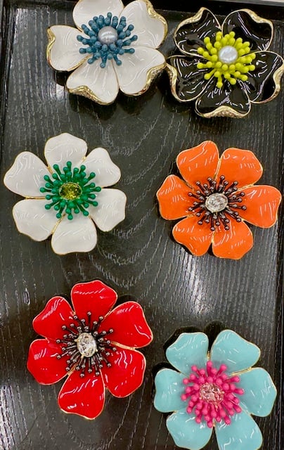 Image of Flower Brooches