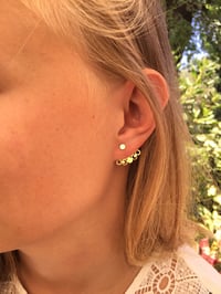 Image 2 of Bijou d'oreille Ear jacket dessous d'oreille Moon phase