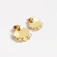 Image 3 of Bijou d'oreille Ear jacket dessous d'oreille Moon phase