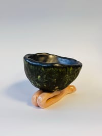 Image 1 of Silver bowl on legs