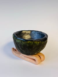 Image 2 of Silver bowl on legs