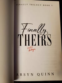 Image 4 of Finally Theirs Signed Paperback 