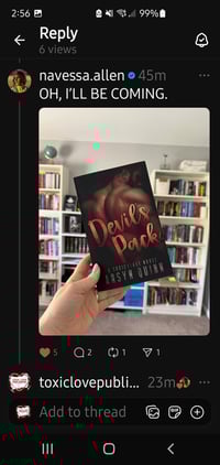 Image 3 of Devil's Pack Signed Paperback OOP Cover