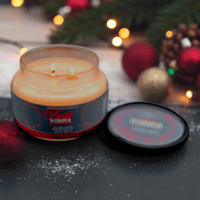 Image 7 of Frosty Whisper Holiday Candle | Calm Winter Glow | Winter Wonderland Scented Soy Wax Candle  