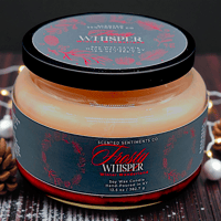 Image 2 of Frosty Whisper Holiday Candle | Calm Winter Glow | Winter Wonderland Scented Soy Wax Candle  