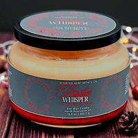 Image 6 of Frosty Whisper Holiday Candle | Calm Winter Glow | Winter Wonderland Scented Soy Wax Candle  