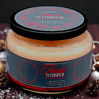 Image 8 of Frosty Whisper Holiday Candle | Calm Winter Glow | Winter Wonderland Scented Soy Wax Candle  