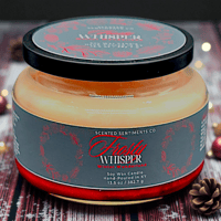 Image 9 of Frosty Whisper Holiday Candle | Calm Winter Glow | Winter Wonderland Scented Soy Wax Candle  