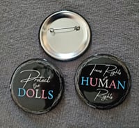Image 3 of Trans Pride Metal Buttons