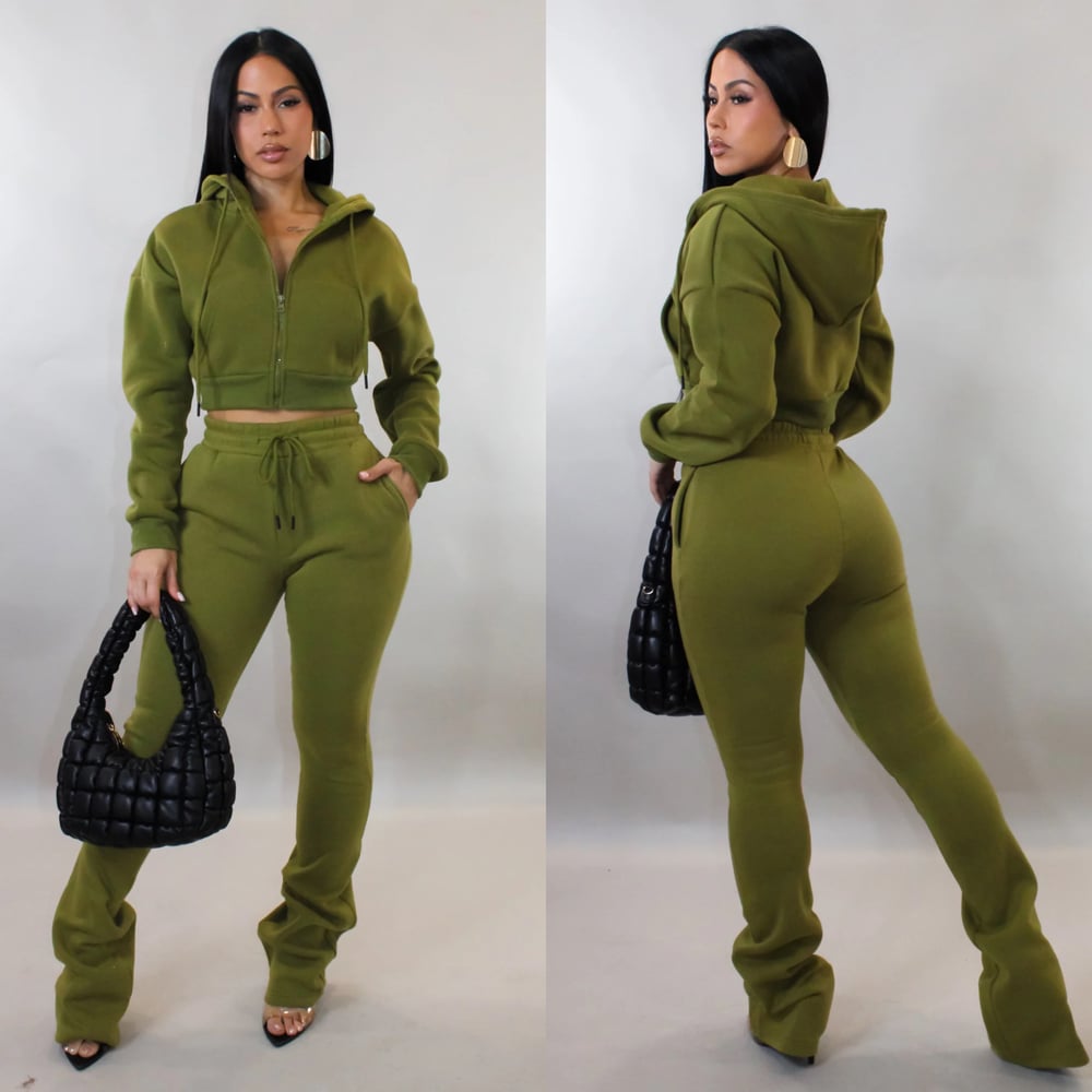 Image of NESSA SET-olive 