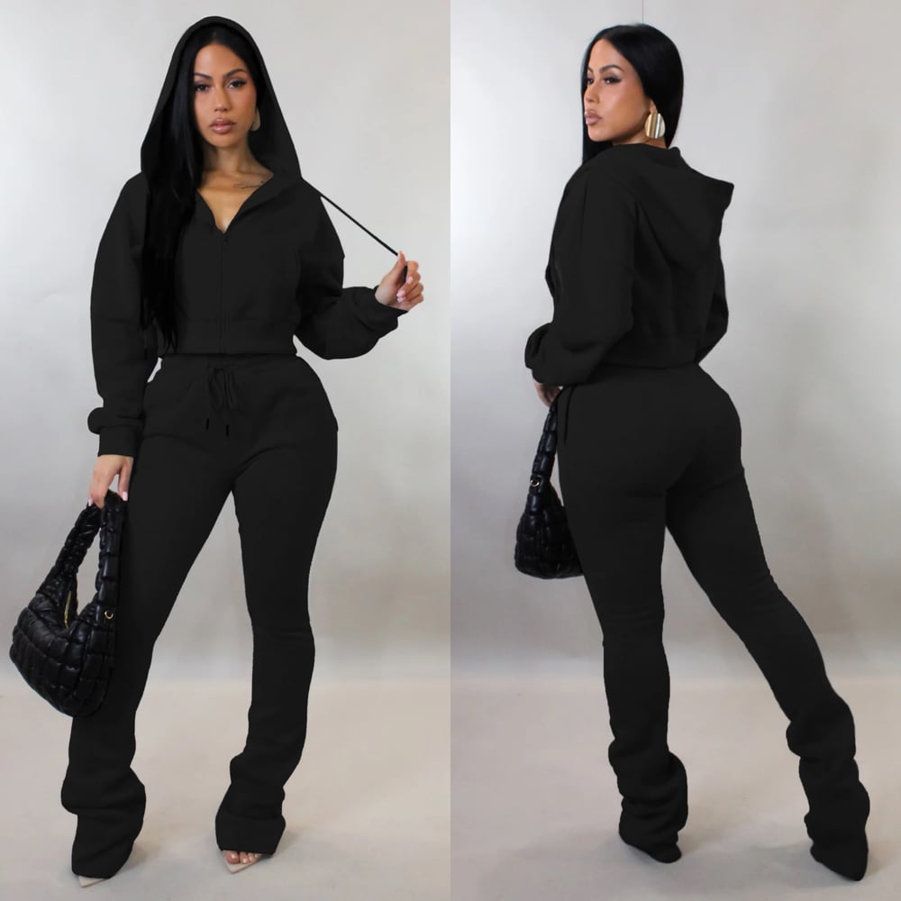 Image of NESSA SET-black 