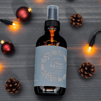 Image 2 of Amber Solstice Holiday Room Spray | Golden Glow Mist | Vintage Christmas Scented