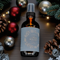 Image 4 of Amber Solstice Holiday Room Spray | Golden Glow Mist | Vintage Christmas Scented