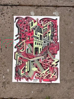 Image of Labyrinth Print - A3