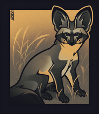 Image 2 of Sticker Club Leftovers - Bat-Eared Fox