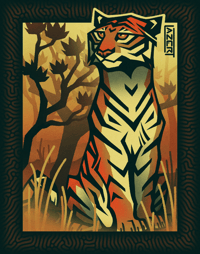 Image 2 of Sticker Club Leftovers - Bengal Tiger