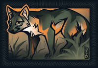 Image 2 of Sticker Club Leftovers - Crab-Eating Fox