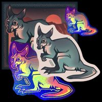 Image 1 of Sticker Club Leftovers - Dusky Pademelon