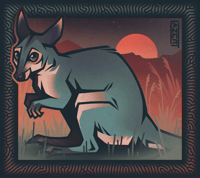 Image 2 of Sticker Club Leftovers - Dusky Pademelon