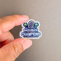 Image 3 of Back-2-Back Champions – Acrylic Pin